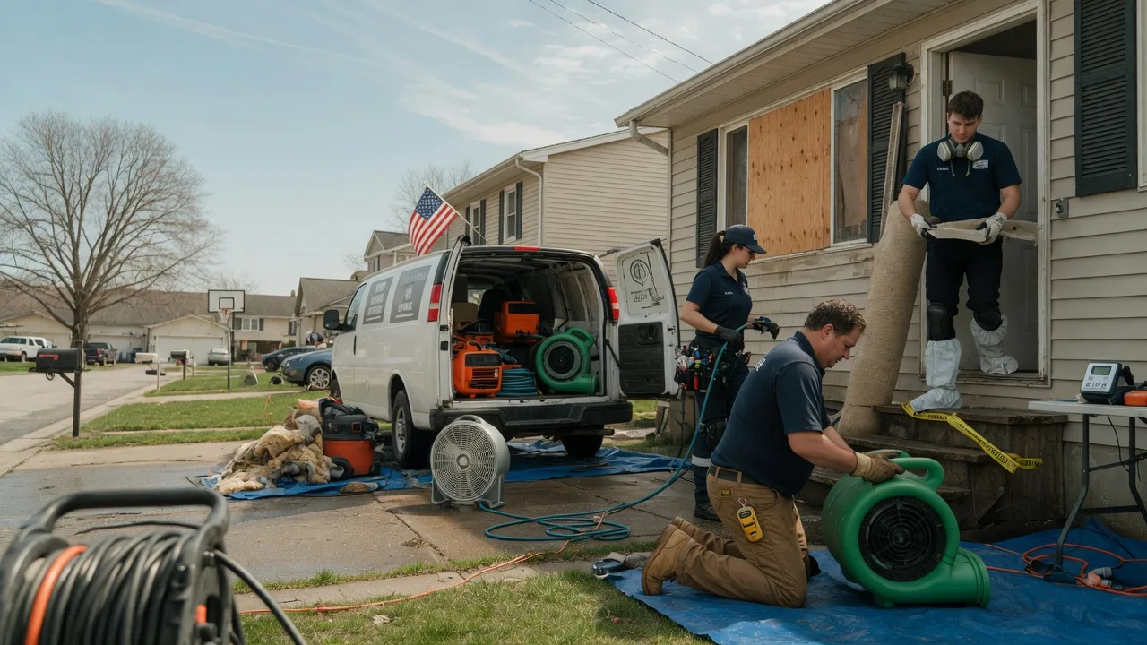 Water Damage Restoration in Campbellsport, WI near me